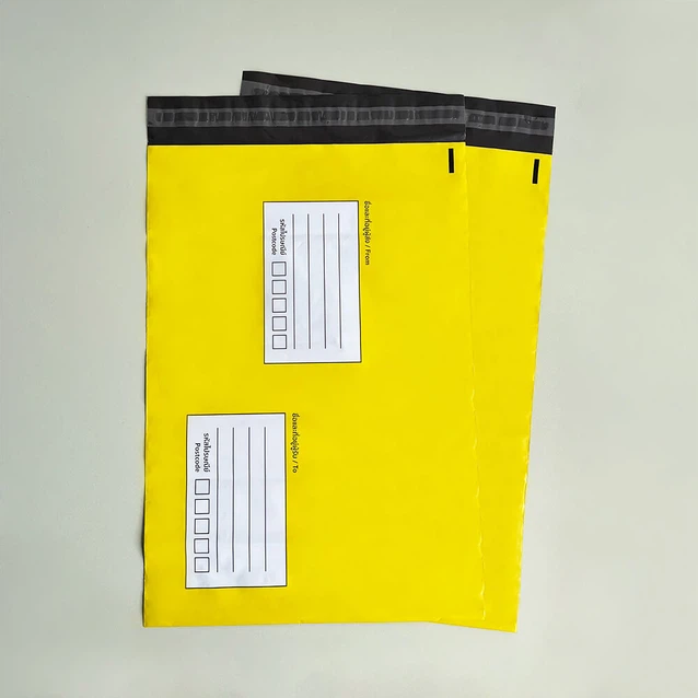 yellow mailing bag yellow mailing bag