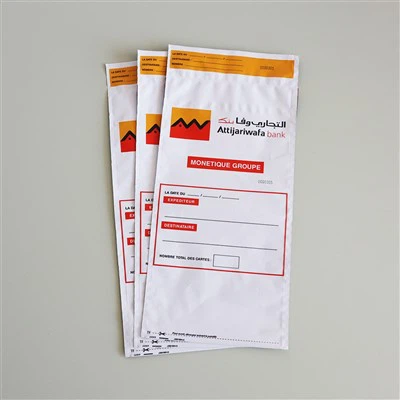 Πλαστική τσάντα κατάθεσης τίτλων τράπεζας